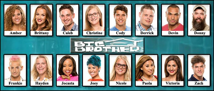 Big Brother 16 Houseguests